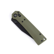 Ніж Hightron Pathwright, 14C28N, G10, зелений, чорний клинок (HK03GRN)