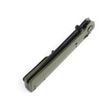 Ніж Hightron Pathwright, 14C28N, G10, зелений, чорний клинок (HK03GRN)