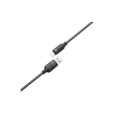 Дата кабель USB 2.0 AM to USB-C 1.2m 3A TPE black Acefast (6974316283812)