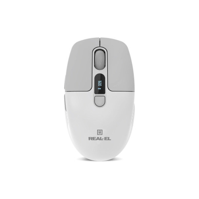 Мишка REAL-EL RM-480W Wireless/Bluetooth White (EL123200050)