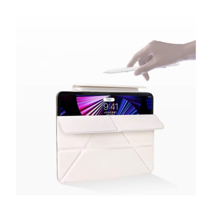 Чохол до планшета BeCover Ultra Slim Origami Magnetic Apple iPad Pro 11" M4 2024 Beige (712961)