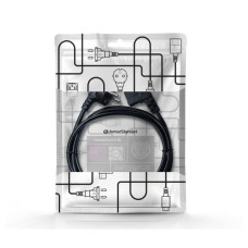 Кабель живлення C13 1.8m 90° corner black Armorstandart (ARM73124)