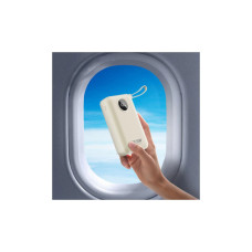 Батарея універсальна Dudao 20000mAh K14+ 22.5W, PD, QC, USB-A, USB-C(In/Out), with built-in USB-C/Lightning cables, White (6977196680023)