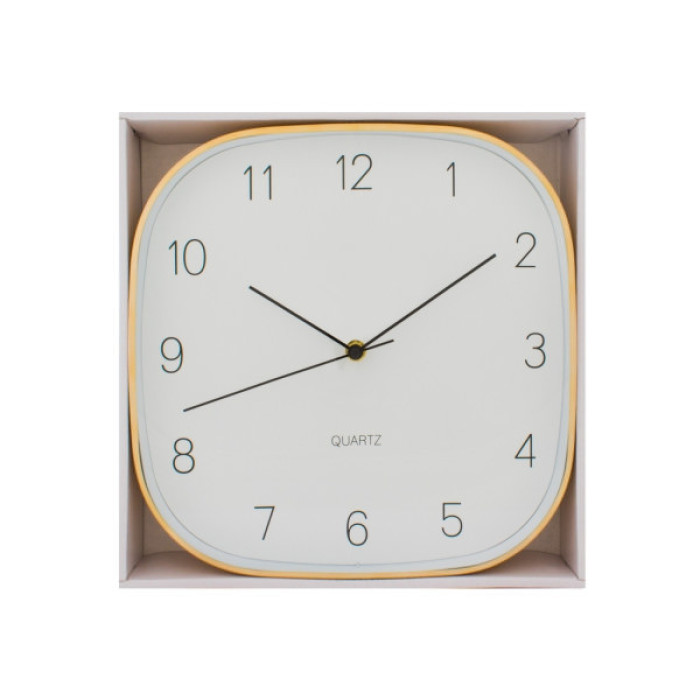 Настінний годинник Optima Promo Promo Jewel, металевий, золотий (O52080-15)