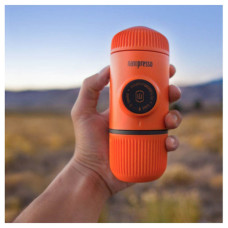 Кавоварка кемпінгова Wacaco Nanopresso помаранчева (WNANOORNG)