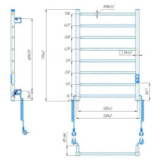 Сушарка для рушників Hygge Family Leeds (6.1.0802.06.BM)