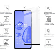 Скло захисне Drobak Motorola G200 5G Black Frame A+ (616183)