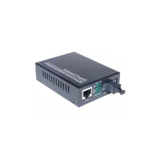 Медіаконвертер Merlion 10/100Base-TX to 100Base-F 1550нм, SM, SC/RJ-45, 25 км +БП (HTB-3100B / 1550_WDM)