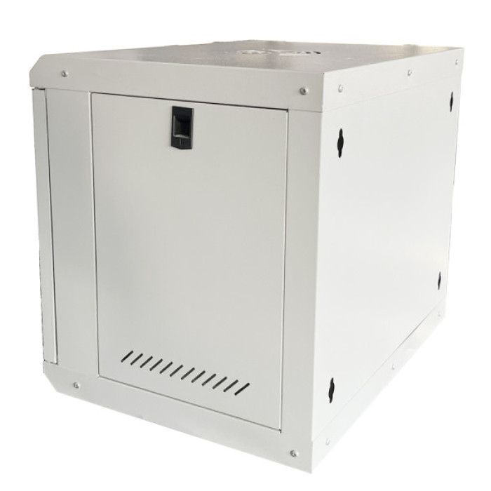 Шафа настінна GEAR 9U 19" 600x450x500 мм, + полка 19", grey (GWMSN-9U-600-450G)