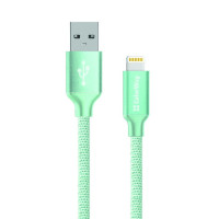 Дата кабель USB 2.0 AM to Lightning 1.0m mint ColorWay (CW-CBUL004-MT)
