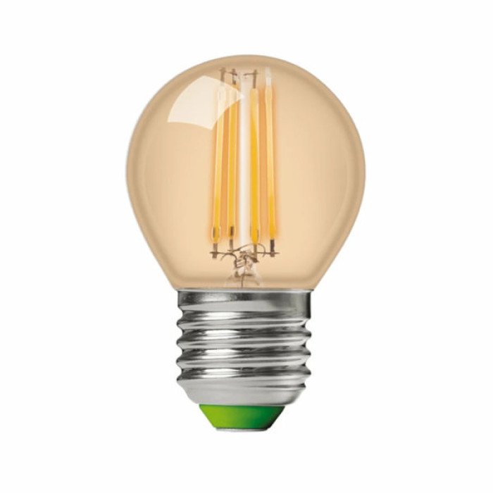 Лампочка Eurolamp LED G45 5W 530 Lm E27 4000K deco 2шт (MLP-LED-G45-05274(Amber))