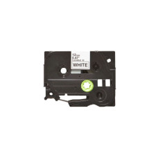 Стрічка для принтера етикеток UKRMARK сумісна з TZEFX231. гнучка, 12мм х 8м. black on white (TZeFX231) (900407)