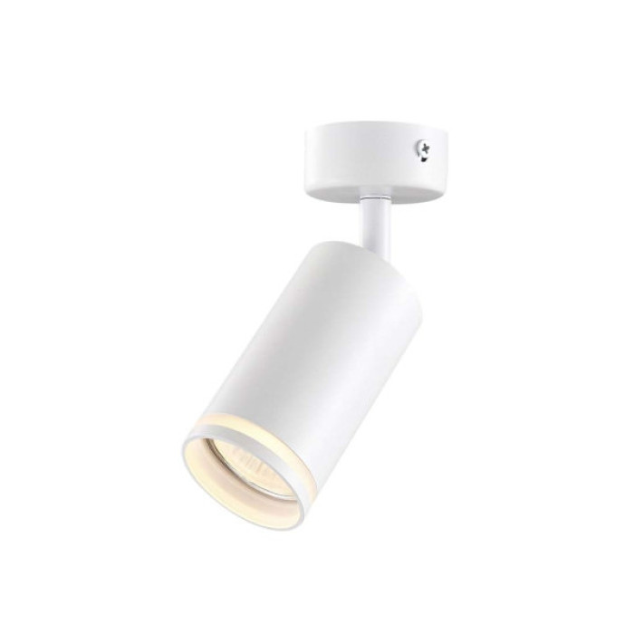 Світильник точковий Videx під лампу GU10 SPF05B накладний поворотний біли (VL-SPF05B-W)