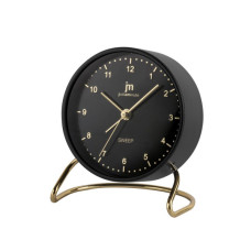 Настільний годинник Lowell будильник,чорний (JA7088N)