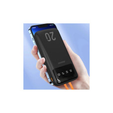 Батарея універсальна Dudao K6Pro+ 20000mAh 10W with USB-C/Lightning/MicroUSB/USB-A cables (6977196682393)
