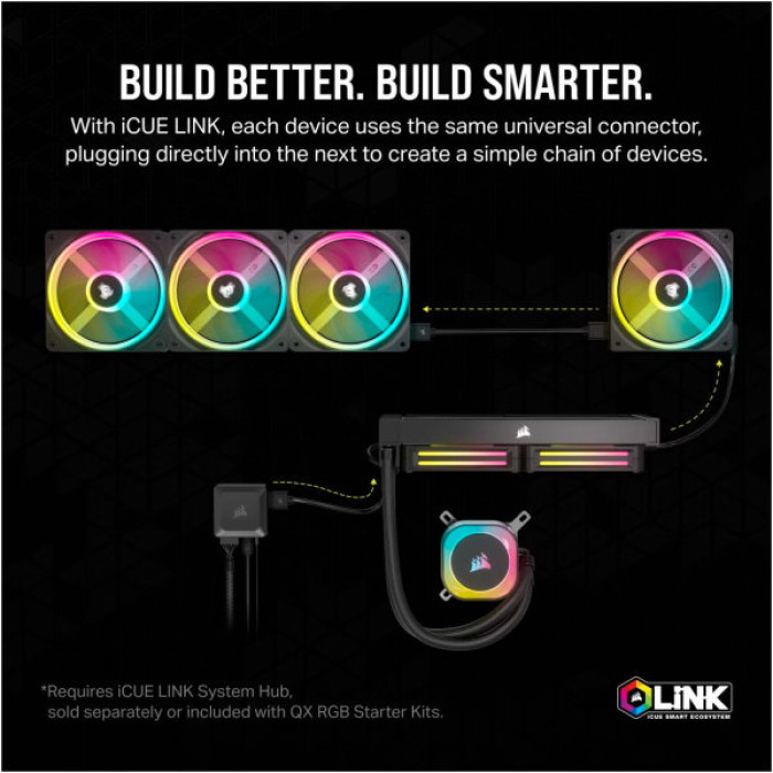 Кулер до корпусу JONSBO SL-120BR Black