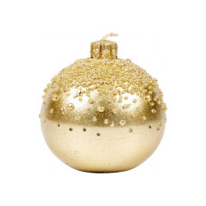 Свічка Novogod`ko Куля 9*9 см, золото, парафін (974675)