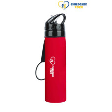 Пляшка для води XoKo ChildCare 100 Червона Складна Силіконова (XK-BOTL100-RD)