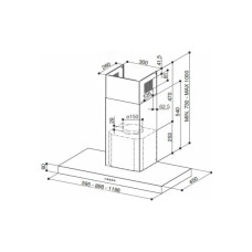 Витяжка кухонна Faber Stilo Smart X A90 (325.0615.635)
