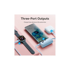 Батарея універсальна VENTION 4800mAh 22,5W PD, USB-C In/Out, LED display, with built-in USB-C cable Black (FHQB0)