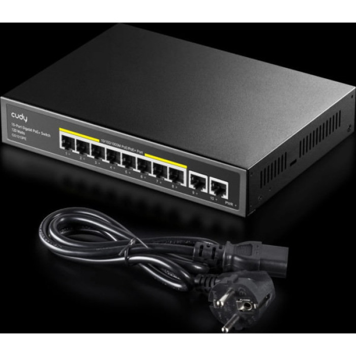 Комутатор мережевий Cudy GS1010PE