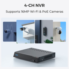 Реєстратор для відеоспостереження Reolink NVS4