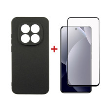 Чохол до мобільного телефона Dengos Carbon + glass Xiaomi Redmi Note 15 Pro 5G Black (DG-KM-186)