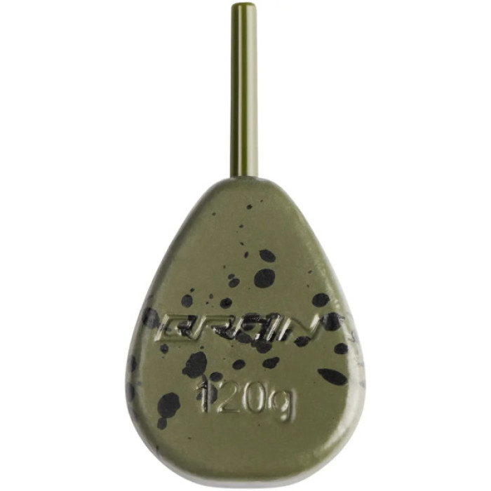 Грузило Brain In-Line Flat Lead 120g 2шт/уп Green (1858.32.08)