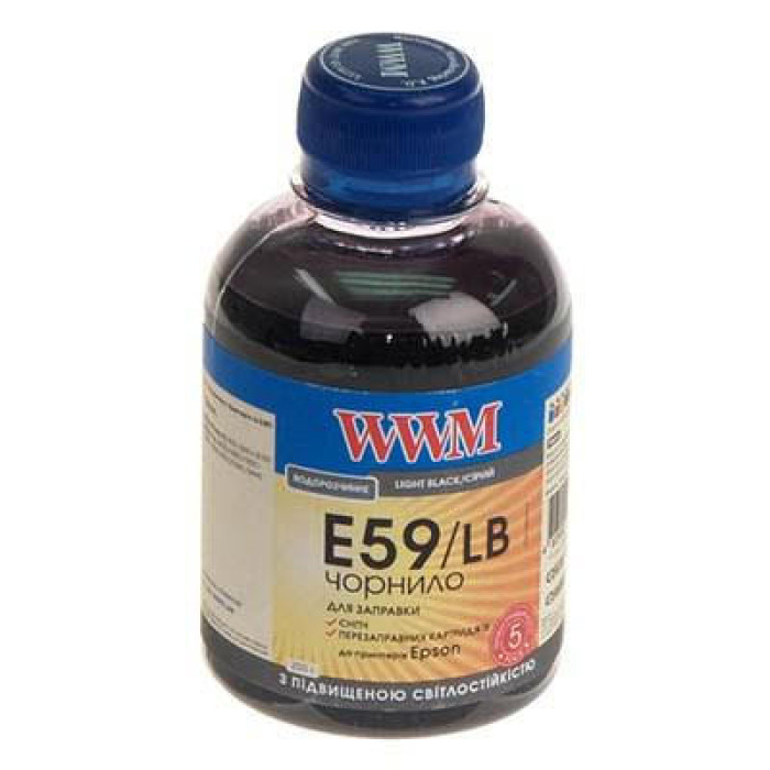 Чорнило WWM EPSON StPro 7890/9890 200г Light Black (E59/LB)