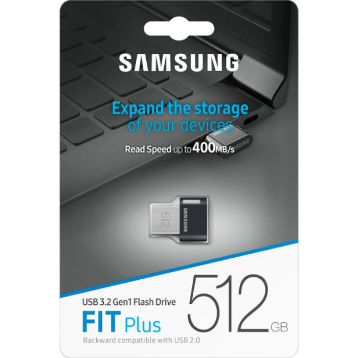USB флеш накопичувач Samsung 512GB Fit Plus USB 3.2 (MUF-512AB/APC)