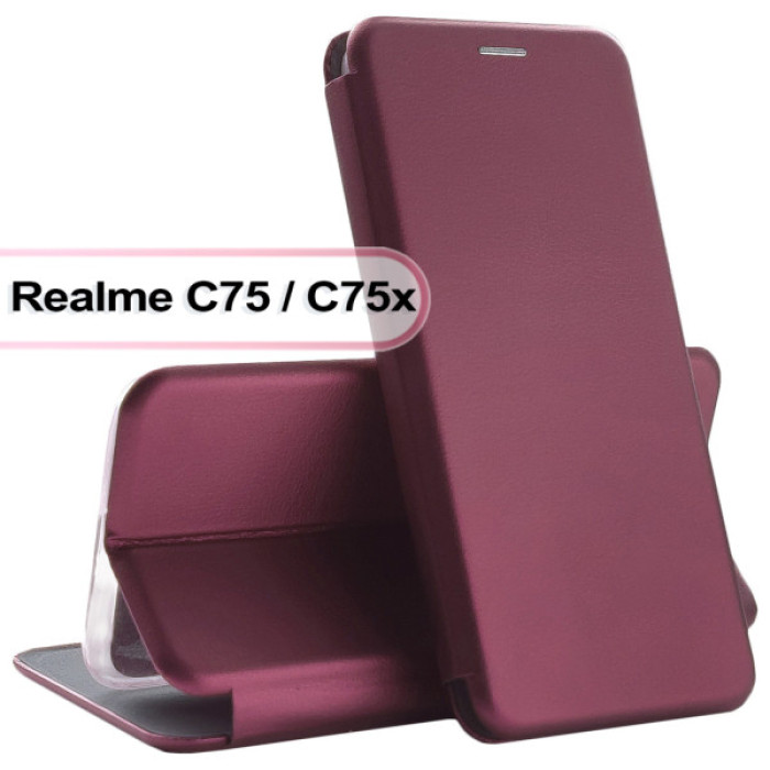 Чохол до мобільного телефона BeCover Exclusive Realme C75 / C75x Red Wine (713512)