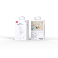 Зарядний пристрій XO 1xUSB-C PD30W GaN + cable USB-C to USB-C (XO-QC17)