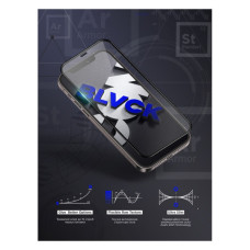 Скло захисне Armorstandart Space Black Icon Apple iPhone 15 Pro Black (ARM68227)