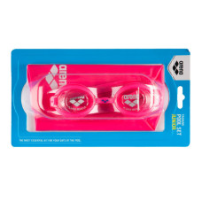 Набір для плавання Arena Pool JR Set (окуляри+шапочка) 92423-092 фуксія, білий Діт OSFM (3468335124056)