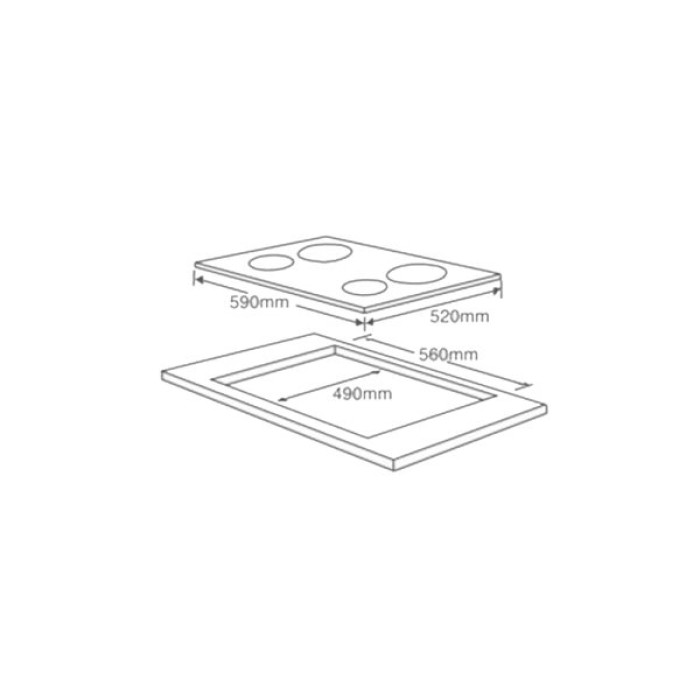 Варочна поверхня Interline HIV 568 SBP WA (HIV568SBPWA)