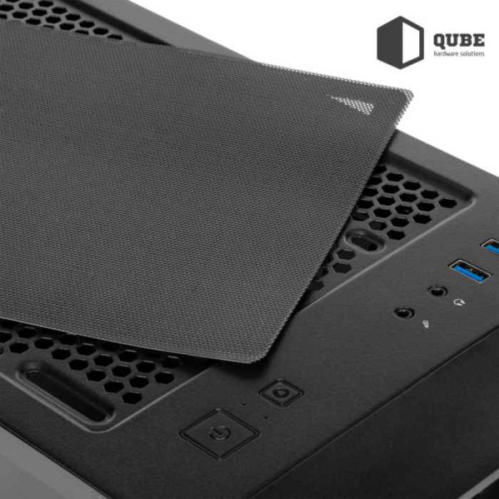 Корпус для ПК Qube GERYON Black (QBGERYON_FBNU3)