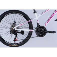 Велосипед Formula 24" BLACKWOOD DD FR рама-12,5" AL 2026 біло-рожевий (OPS-FR-24-444)