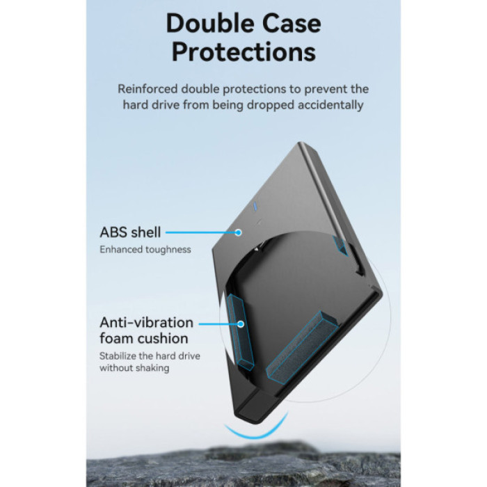 Кишеня зовнішня VENTION 2.5" HDD/SSD USB 3.0 Micro-B Black (KPAB0)