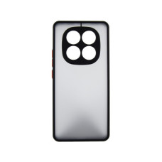 Чохол до мобільного телефона Dengos Kit Xiaomi Redmi Note 14 Pro case Matte + glass (Black) (DG-KM-128)