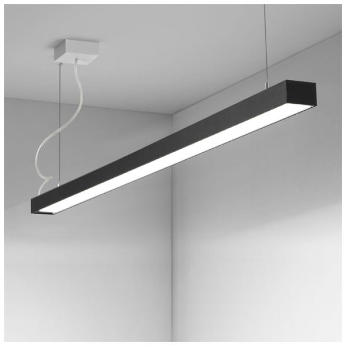 Світильник Євросвітло Sign-30 підвісний лінійний на тросах 30Вт 6400К чорний