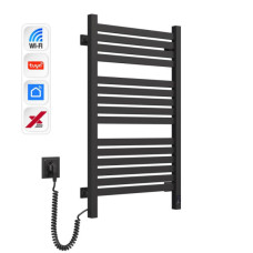 Сушарка для рушників Navin Авангард Х, 800х480, Wi-Fi, чорний муар, лівобічна (12-272155-4880)