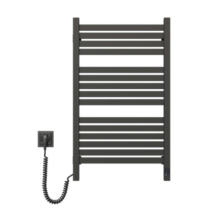 Сушарка для рушників Navin Авангард Х, 800х480, Wi-Fi, чорний муар, лівобічна (12-272155-4880)