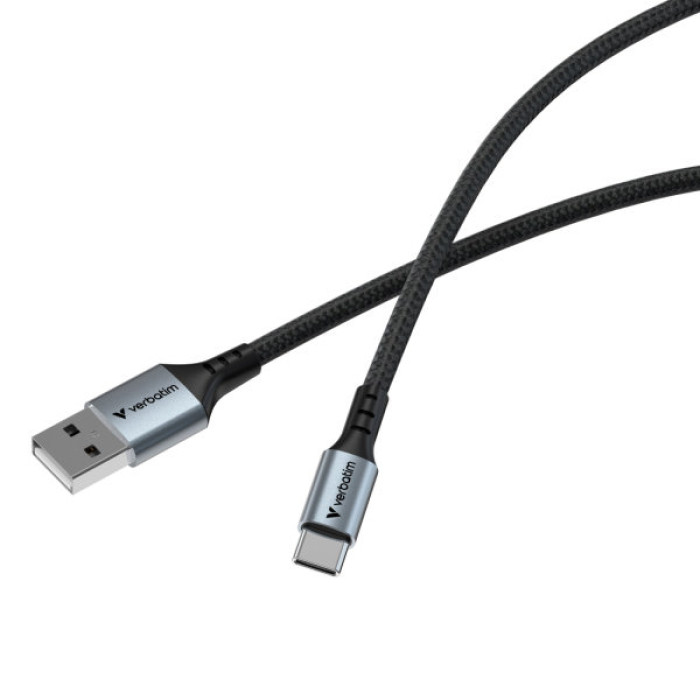 Дата кабель USB 2.0 AM to USB-C 1.2m black Verbatim (31843)