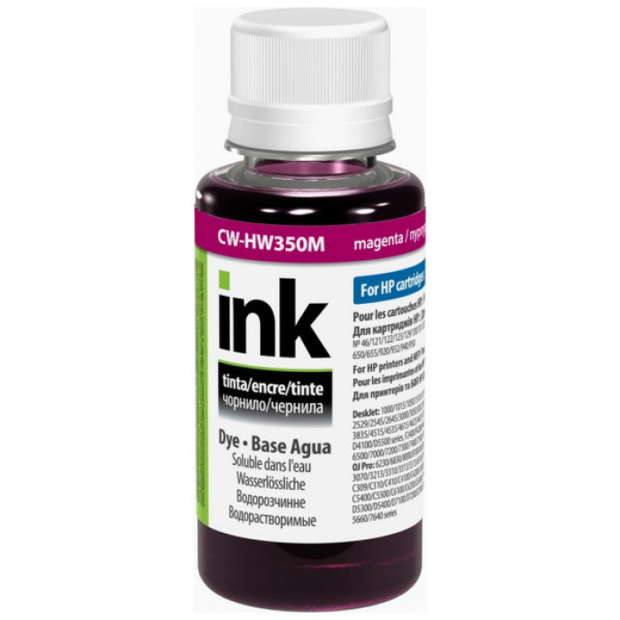 Чорнило ColorWay HP №134/135 100ml Magenta (CW-HW350M01)