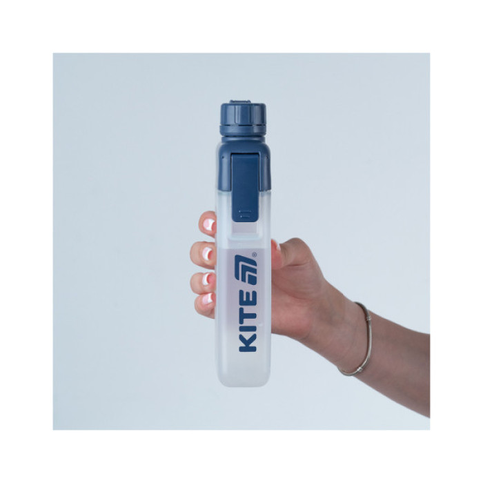 Пляшка для води Kite 450 мл синя (K25-1239-1)