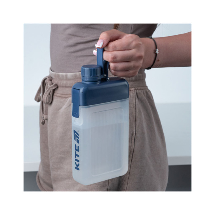 Пляшка для води Kite 450 мл синя (K25-1239-1)