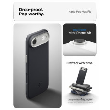 Чохол до мобільного телефона Spigen Nano Pop MagFit iPhone 17 Air Black Sesame (ACS10301)