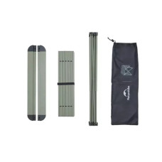 Туристичний стіл Naturehike CNK2450JJ013, M, алюміній, сірий (6976507663267)