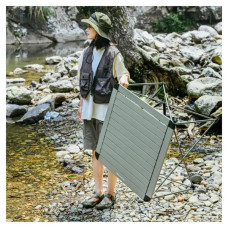 Туристичний стіл Naturehike CNK2450JJ013, M, алюміній, сірий (6976507663267)