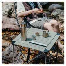 Туристичний стіл Naturehike CNK2450JJ013, M, алюміній, сірий (6976507663267)